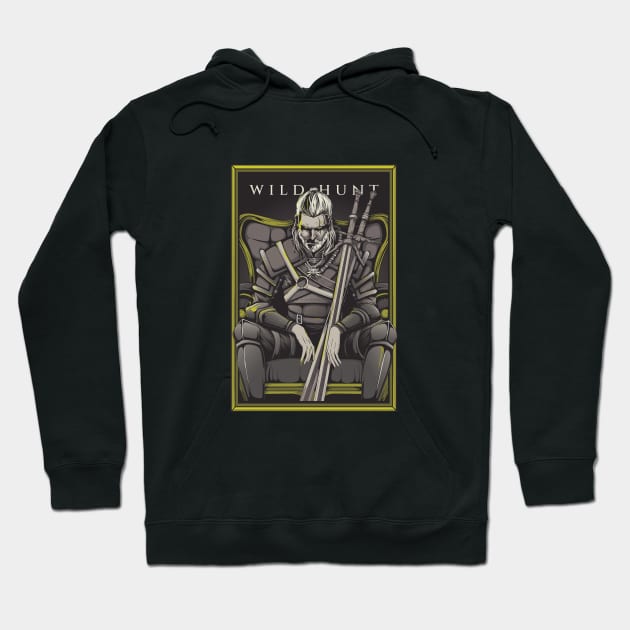 The Witcher - Wild Hunt Hoodie by witart.id